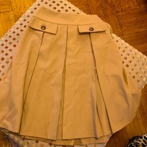 Barneys Camel Wool Skirt